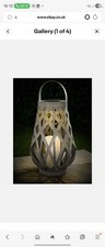 New Solar Powered Grey Rattan