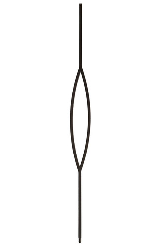Satin black staircase spindle - satin,