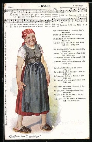 Lied postcard hilmar - lied,