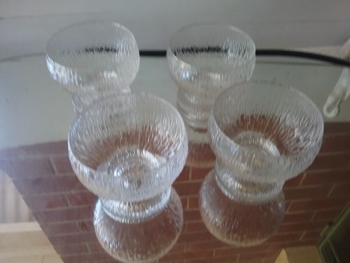 Four iittala glass kekkerit - glass,