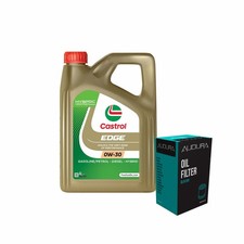 Castrol Edge C3 0W30 Engine Oil 4L Audura Oil Filter Service Kit 4 Litre
