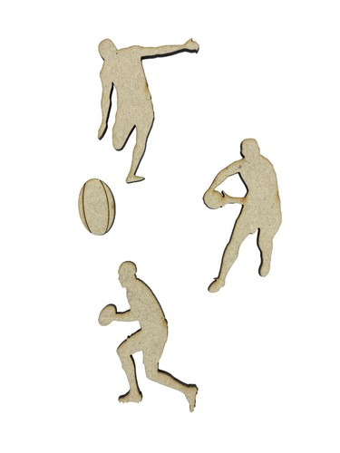 16x rugby players ball - 16x, 5cm