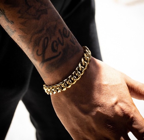 Men heavy 14k gold - heavy, plated