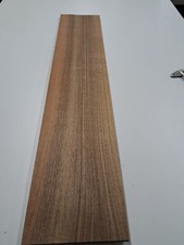 Constructional Euro Walnut Veneer - 1 NATURAL WOOD Sheet - 910mm x 185mm x 1.7mm