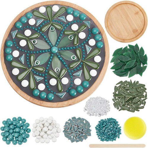 Diy ceramic mosaic - kit, floral
