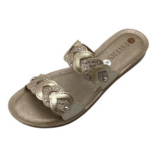 Pavers Womens Ladies Gold Faux