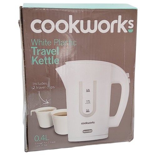 Cookworks white plastic travel - cookworks,