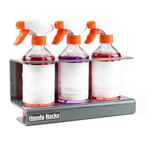 Wall mounted spray - spray, holder
