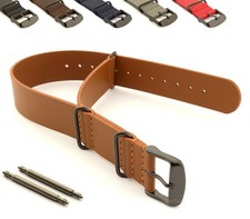 Military genuine leather watch - leather,