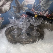 Lead Crystal Champagne Bowls
