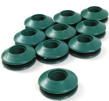 10 x Green Plastic Snap
