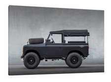 1979 Land Rover Defender Series 3 - 30x20 Inch Canvas Framed Picture Print