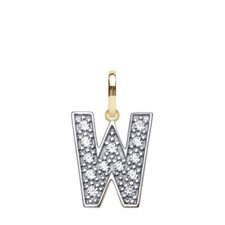 9CT GOLD INITIAL PENDANT NAME
