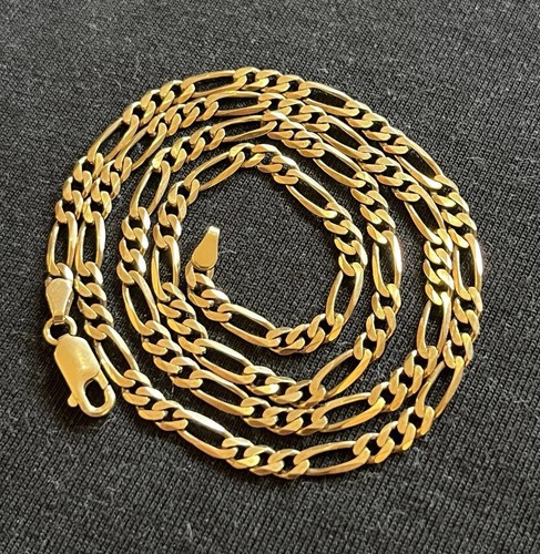 9ct gold figaro chain - figaro,