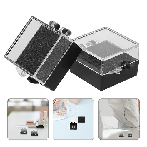 15pcs sleek black acrylic - 15pcs,