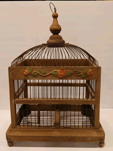 Victorian birdcage hanging - birdcage,