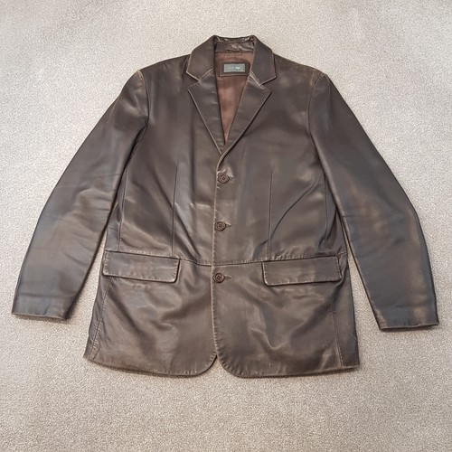 Mens jacket medium brown - medium,