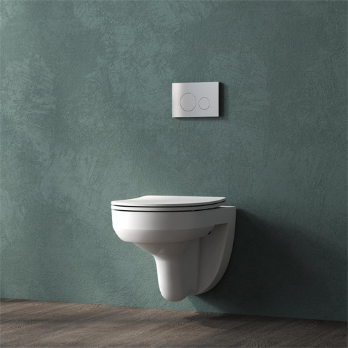 Aica rimless wall hung toilet - rimless,