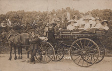 Antique RPPC Horse Carriage