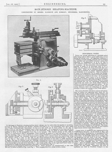 1907 antique engineering print - 1907,