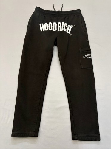 Hoodrich black fleece cargo - black,