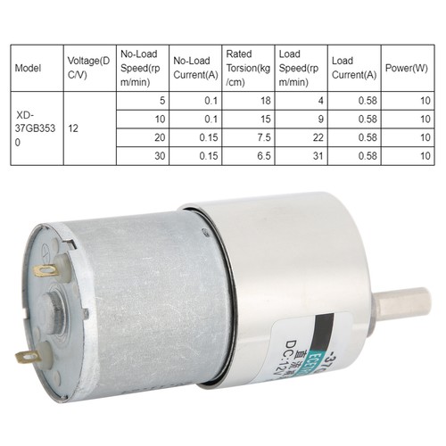 Reduction motor permanent - dc,