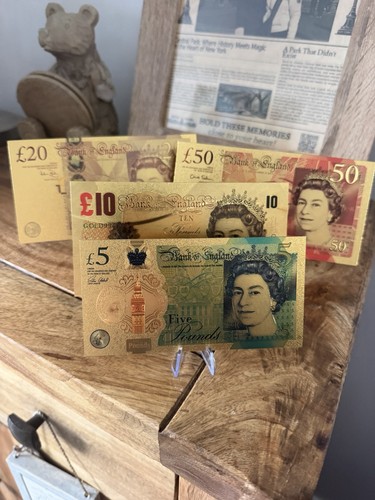 British banknotes 24k - x,