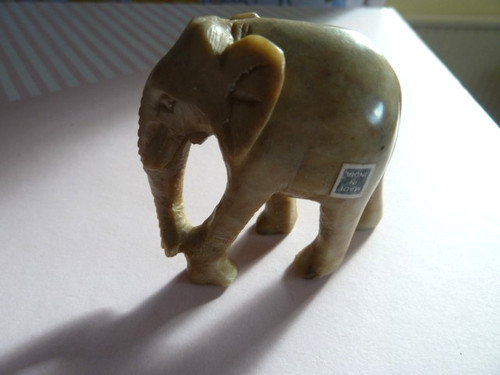 Hand carved elephant marble - marble, i