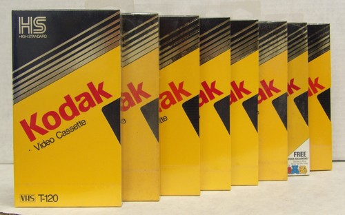 Vintage 1987 kodak vhs - kodak, t-120
