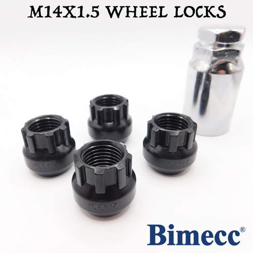 Locking wheel nuts m14x1 - locking,