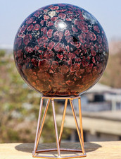 13cm Red Black Garnet