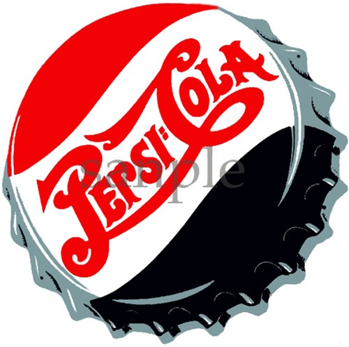 Pepsi bottel cap decal sticker - cap,