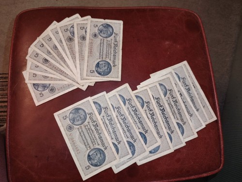 Ww2 german bank notes - german,