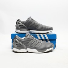 ADIDAS ZX Flux Men's Grey/White SIZE 7 Trainers