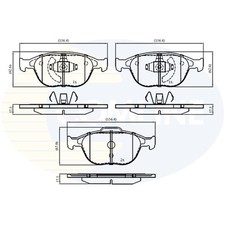 Brake Pads Set For Ford