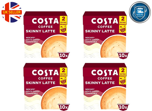 Costa skinny latte - pods,, dolce