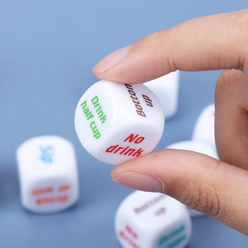 Adult party drinking dice - 1x,
