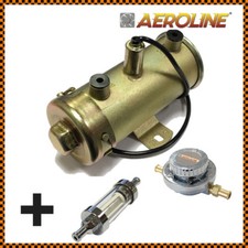 Classic Kit Car 12v Aeroline Electronic Fuel Pump + Pressure Regulator & Filter 