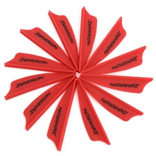 50X 1.75" Rubber Vanes Archery