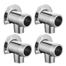  4 Pcs Shower Installation Kit Wall Plate Fixing Fittings Joint Exposed