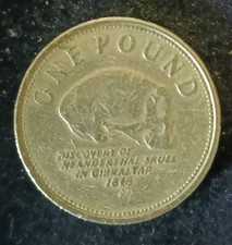 [0742] Gibraltar 1 Pound Coin