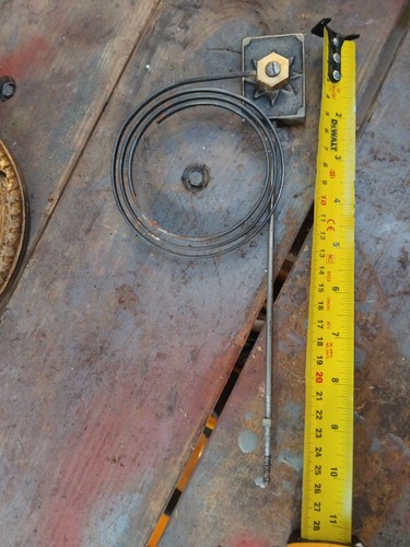 Large antique clock gong and - antique,