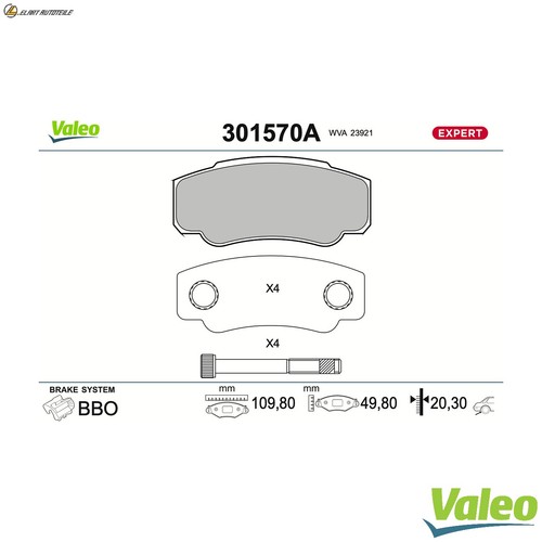 Brake pad set disc - brake,