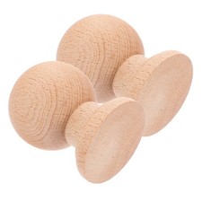  2 Pcs Wooden Finials