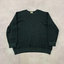 L.L.Bean Knitted Jumper patterned grandad knit sweater Men's XL