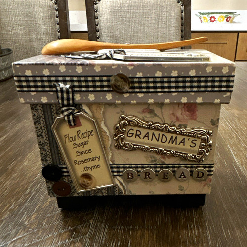 Grandma bread recipe box - grandma's,