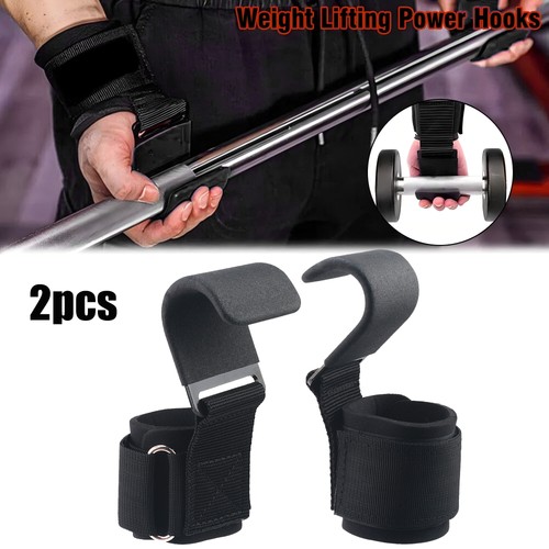 2pcs weight lifting hooks gym - weight,