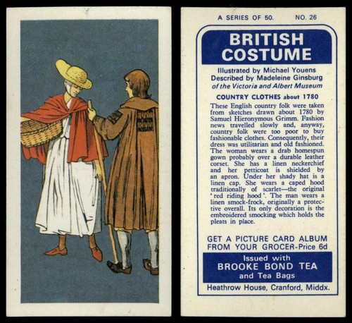 Country clothes about - clothes, 1780