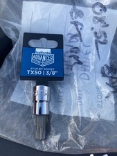 T50 Halfords Advanced Torx Star Bit Socket 3/8” Drive *Free Post*