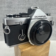 Olympus OM-2N 35mm SLR Film Camera BODY only - TESTED + new batteries